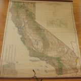 1907 A Dinsmore State of California Hanging Wall Map - Yesteryear Essentials
 - 1