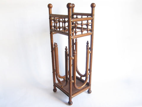 Victorian Stick and Ball Bentwood Umbrella Stand - Yesteryear Essentials
 - 1