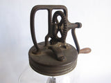 Antique 4 Quart Butter Churn with Metal Paddle - Yesteryear Essentials
 - 9