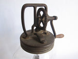 Antique 4 Quart Butter Churn with Metal Paddle - Yesteryear Essentials
 - 9
