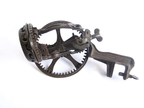 Mechanical Apple Peeler Rare and Unusual WORKING Condition 1871 Whittemore  Crank Handle Form 10.5 Wide X 7 High X 4.5 Deep 
