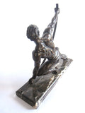 Art Deco Bronze Sculpture "Le Bendeur' by Jean de Roncourt - Yesteryear Essentials
 - 7