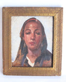Antique Oil on Copper Portrait Painting of Lady by Simone - Yesteryear Essentials
 - 10
