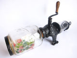 Antique Wall Mounted Crystal No.3 Coffee Grinder - Yesteryear Essentials
 - 7