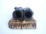 Antique Cast Iron Pair of Boots Match Holder - Yesteryear Essentials
 - 10