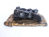 Antique Cast Iron Pair of Boots Match Holder - Yesteryear Essentials
 - 5