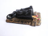 Antique Cast Iron Pair of Boots Match Holder - Yesteryear Essentials
 - 2