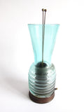 Antique Jacobs Ladder Jar Aquamarine Glass - 18th/19th C - Yesteryear Essentials
 - 4