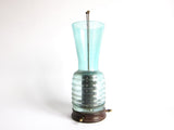Antique Jacobs Ladder Jar Aquamarine Glass - 18th/19th C - Yesteryear Essentials
 - 11