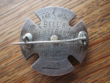 Victorian Silver Soccer Medal for Bells Temperance - 1886 - Yesteryear Essentials
 - 11