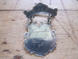 Antique Silver WCTU Cigarettes Must Go Pin Medal - Yesteryear Essentials
 - 2