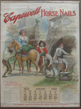 Vintage 1905 Advertising Calendar for Capewell Horse Nails - Yesteryear Essentials
 - 2