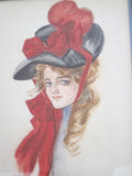 Vintage Fisher Girl Painting - Reva from The Ladies Journal - Yesteryear Essentials
 - 9