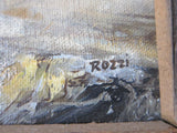 Oil Painting, Western Art, Jim Rozzi Wells Fargo Stagecoach "Low Gear Road" - Yesteryear Essentials
 - 3