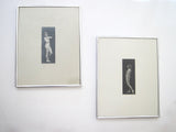 Pair of 1920s Albert Arthur Allen Silver Gelatin Framed Nude Photographs - Yesteryear Essentials
 - 1