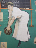 1907 Female Athletes Bowling Pillow Lithograph by Campbell, Metzger & Jacobson - Yesteryear Essentials
 - 10