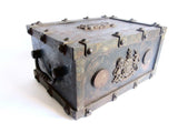 Victorian French Cast Iron Bound Strong Box by Bauche Brevete - Yesteryear Essentials
 - 6