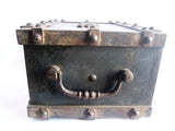 Victorian French Cast Iron Bound Strong Box by Bauche Brevete - Yesteryear Essentials
 - 9