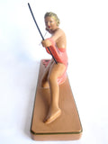 Art Deco Style Chalkware Female Archer Sculpture by Alexander Backer - Yesteryear Essentials
 - 9