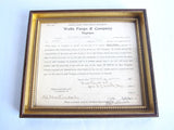 1911 Wells Fargo Branch Money Order Agents Agreement - Yesteryear Essentials
 - 7
