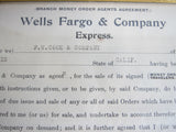 1911 Wells Fargo Branch Money Order Agents Agreement - Yesteryear Essentials
 - 12