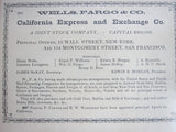 1852 Wells Fargo Framed Original Advertisement - Yesteryear Essentials
 - 3