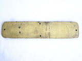Antique Cast Iron Wells Fargo Baggage Cart Name Plate - Yesteryear Essentials
 - 5