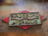 Aviation Birdsboro Hydraulic PA Iron Sign - Yesteryear Essentials
 - 2