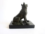 Antique Metal Molossian Hound Dog Sculpture - Yesteryear Essentials
 - 3