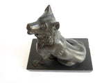 Antique Metal Molossian Hound Dog Sculpture - Yesteryear Essentials
 - 7
