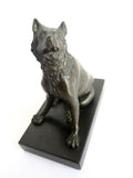 Antique Metal Molossian Hound Dog Sculpture - Yesteryear Essentials
 - 2