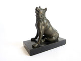 Antique Metal Molossian Hound Dog Sculpture - Yesteryear Essentials
 - 12