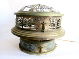 Vintage Brass Round Ceiling Chandelier - Yesteryear Essentials
 - 3