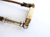 Antique Silver Ball Leather Horse Riding Caballeros Whip - Yesteryear Essentials
 - 9