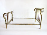 Primitive Salesmans Sample Miniature Brass Bed - Yesteryear Essentials
 - 8