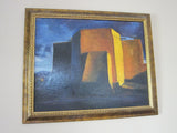 Blue and Yellow Taos Art Architectural Painting - Yesteryear Essentials
 - 10