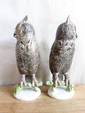 Vintage Pair of 13.5" Ceramic Owl Figurines - Yesteryear Essentials
 - 11