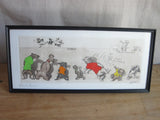 1930's signed Boris O Klein Canine Hand Colored Print - "Eternels Ennemis" - Yesteryear Essentials
 - 6