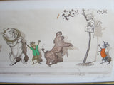 1930's signed Boris O Klein Canine Hand Colored Print - 'Le Malentendu' - Yesteryear Essentials
 - 8