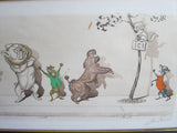 1930's signed Boris O Klein Canine Hand Colored Print - 'Le Malentendu' - Yesteryear Essentials
 - 8
