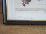 1930's signed Boris O Klein Canine Hand Colored Print - 'Le Malentendu' - Yesteryear Essentials
 - 2