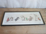 1930's signed Boris O Klein Canine Hand Colored Print - 'Le Malentendu' - Yesteryear Essentials
 - 12