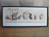 1930's signed Boris O Klein Canine Hand Colored Print 'Etourdie' - Yesteryear Essentials
 - 6