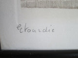 1930's signed Boris O Klein Canine Hand Colored Print 'Etourdie' - Yesteryear Essentials
 - 5