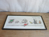 1930's signed Boris O Klein Canine Hand Colored Print - 'A La Queue' - Yesteryear Essentials
 - 11