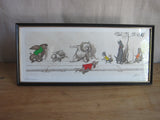 1930's signed Boris O Klein Canine Hand Colored Print - 'A La Queue' - Yesteryear Essentials
 - 9