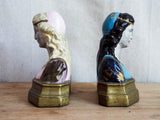 1920's Decorative Bronze Clad Beatrice Bookends by the Armor Bronze Co - Yesteryear Essentials
 - 7