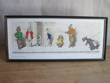 1930's signed Boris O Klein Canine Hand Colored Print - 'Tu Viens Beau Blond' - Yesteryear Essentials
 - 11