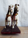 Antique Pair of Folk Art Primitive Horses - Yesteryear Essentials
 - 11