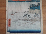 Antique Japanese Woodblock Print by Hiroshige (1797-1858) ~ 36 View of Fuji - Yesteryear Essentials
 - 2